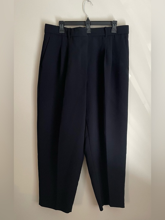 Wilfred Pants - Wilfred Alanya Dress Pant Black Crepette High Waisted Pleated Size 16